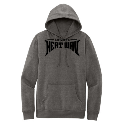 Adult fleece hoodie - Heat Wav black Thumbnail