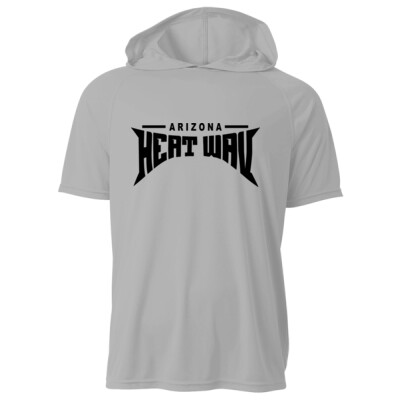 A4 Cooling Performance short sleeve hooded tee - Heat Wav OG black Thumbnail