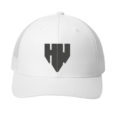 Albert White Hat - Yupoong Snapback - Black logo - Cactus - Flag Thumbnail