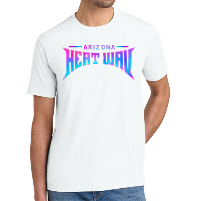 Adult Unisex Triblend Tee - Pink & Teal Gradient Thumbnail