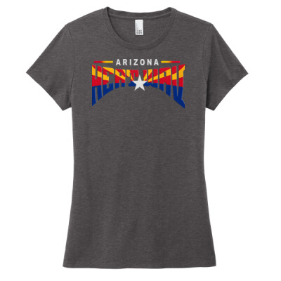 Ladies Triblend Tee - Heat Wav AZ Flag Thumbnail