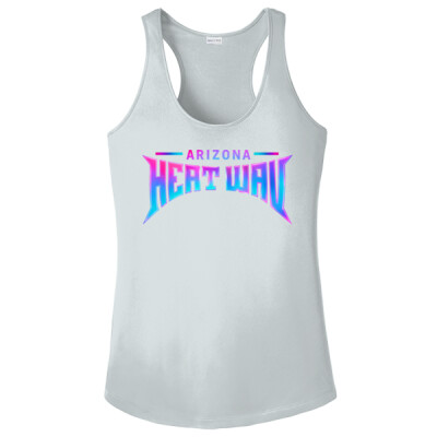 Ladies Drifit Performance Tank - Pink & Teal Gradient Thumbnail