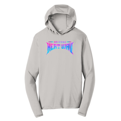 Adult Unisex Competitor Hooded Pullover - Pink & Teal Gradient Thumbnail