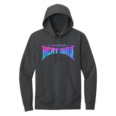 Adult Fleece Hoodie - Pink & Teal Gradient Thumbnail