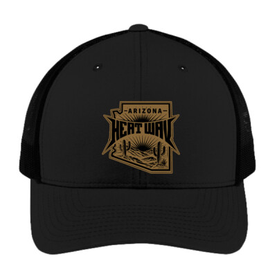 Yupoong Snapback - Lasered Leatherette Patch Thumbnail